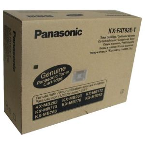 Toner Panasonic KX-FAT92E-T, pachet de trei, negru (black), original