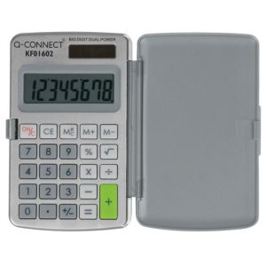 Calculator de buzunar Q-CONNECT cu 8 cifre