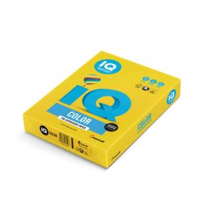 Hârtie colorată IQ culoare galben intens IG50, A4, 80g