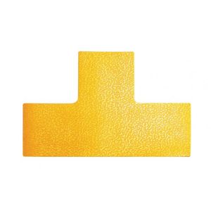 Marcaj de podea `T` galben 10buc