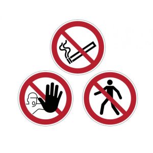 Semn pentru interzicerea fumatului pe podea Fumatul interzis