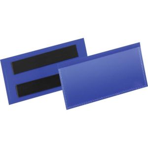 Geanta magnetica pentru documente 100x38mm 50buc albastru