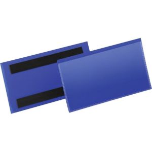 Buzunar magnetic pentru documente 150x67mm 50 buc albastru
