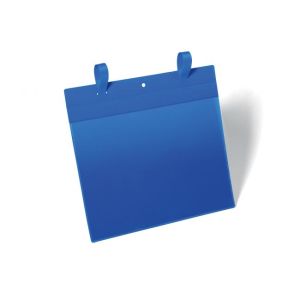 Geanta documente cu benzi 297x210mm latime 50 buc albastru