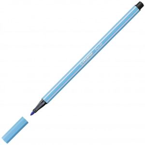 Marcator STABILO Pen 68 albastru azur