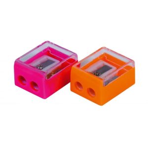 Razatoare din plastic DONAU cu doua gauri, culori mixte