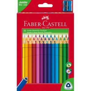 Creioane cu prindere Faber Castell Junior 30 buc