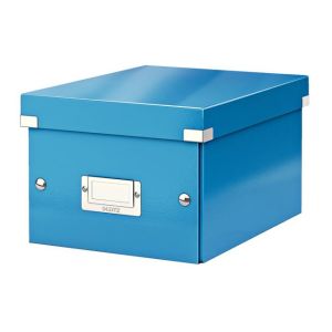 Click &amp; Store cutie mică albastru metalic