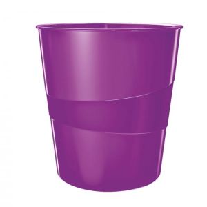Cos din plastic Leitz WOW 15l violet