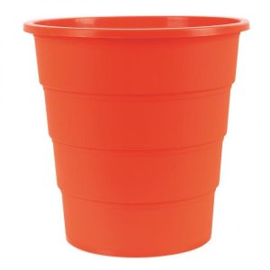 Coș de plastic pentru produse de birou 16l portocaliu