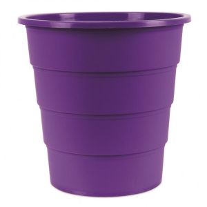 Coș de plastic pentru produse de birou 16l violet