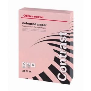 Hartie colorata Office Depot A4, roz pastel, 80 g/m2