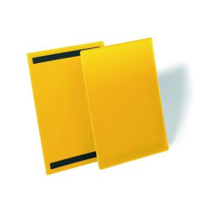 Buzunar magnetic pentru documente 210x297mm inaltime 50 buc galben