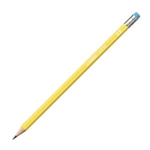 Creion STABILO 160 HB cu radiera galbena 12 buc