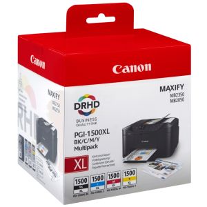Cartuş Canon PGI-1500 XL, CMYK, pachet de patru, multipack, original
