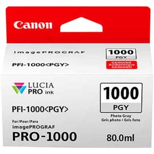 Cartuş Canon PFI-1000PGY, foto gri (photo gray), original