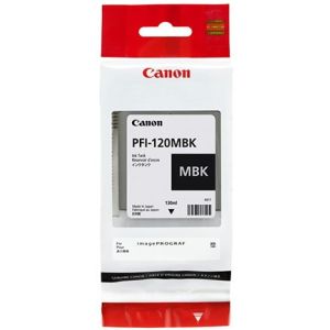Cartuş Canon PFI-120MBK, negru mat (matte black), original