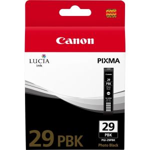 Cartuş Canon PGI-29PBK, foto neagră (photo black), original