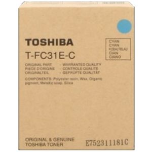 Toner Toshiba T-FC31E-C, azuriu (cyan), original