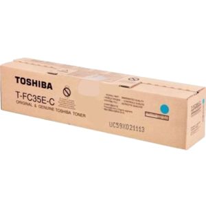Toner Toshiba T-FC35E-C, azuriu (cyan), original