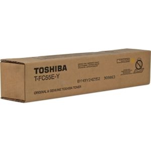Toner Toshiba T-FC55E-Y, galben (yellow), original