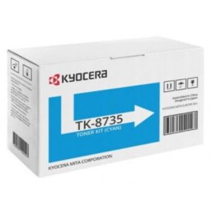 Toner Kyocera TK-8735C, 1T02XNCNL0, azuriu (cyan), original