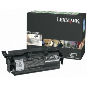 Toner Lexmark X651H11E (X651, X652, X654, X656, X658), negru (black), original