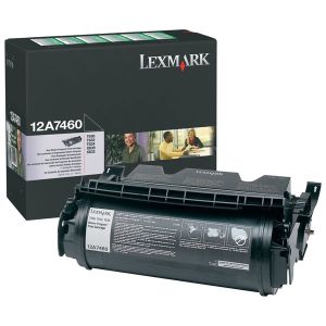 Toner Lexmark 12A7460 (T630, X630), negru (black), original