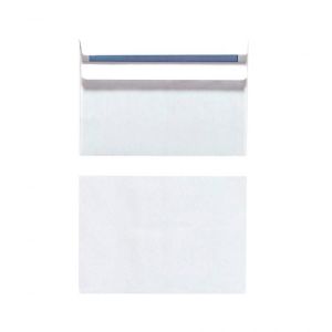 Plicuri postale C6 Herlitz autoadezive cu imprimeu interior, alb, 25 buc