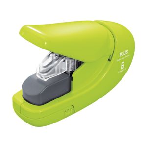 Stapler PLUS Paper Clinch mini SL-106AB (pentru 6 coli), verde