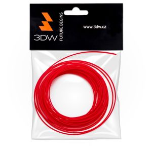 3DW - filament ABS 1.75mm roșu, 10m, imprimare 220-250 ° C D11604