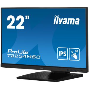 LCD de 22 inchi iiyama T2254MSC-B1AG:IPS,FHD,P-CAP,HDMI T2254MSC-B1AG
