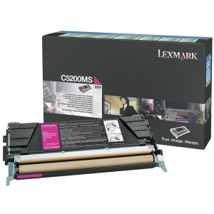 Toner Lexmark C5200MS (C530), purpuriu (magenta), original