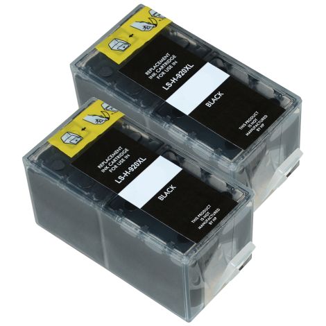 Cartuş HP 920 XL (CD975AE), pachet de două, negru (black), alternativ