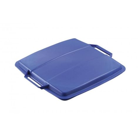 Capac pentru coș de plastic de capacitate mare DURABIN LID 90 albastru