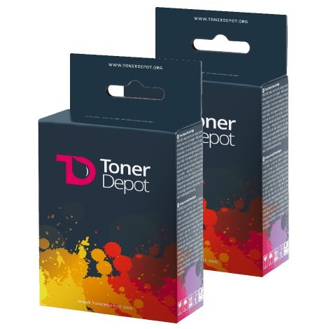Cartuş Epson T008, pachet de două, TonerDepot color (tricolor), premium
