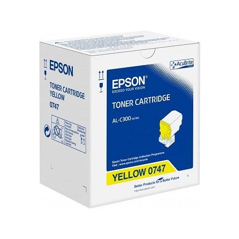 Toner Epson C13S050747 (AL-C300), galben (yellow), original