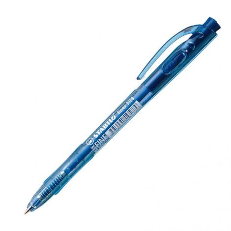 Pix cu bilă STABILO Liner 308 albastru 