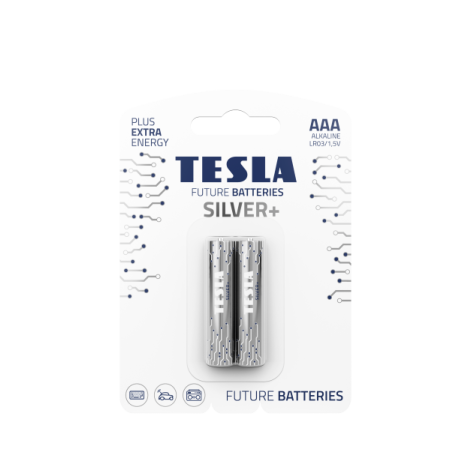 TESLA - baterie AAA SILVER+, 2 buc, LR03 13030220
