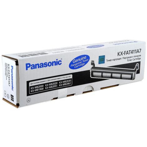Toner Panasonic KX-FAT411, negru (black), original