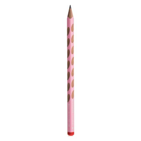 Creion din grafit STABILO EASYgraph pentru dreptaci, roz pastel