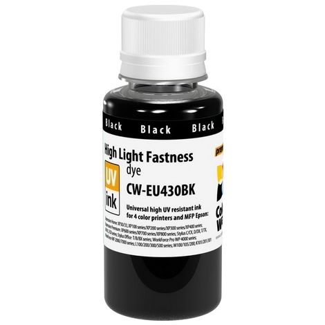 Cerneală pentru cartuşul Epson T2621 (26XL), dye, odolné voči UV, negru (black), 100 ml
