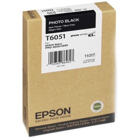 Cartuş Epson T6051, foto neagră (photo black), original
