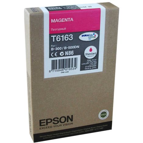 Cartuş Epson T6163, purpuriu (magenta), original