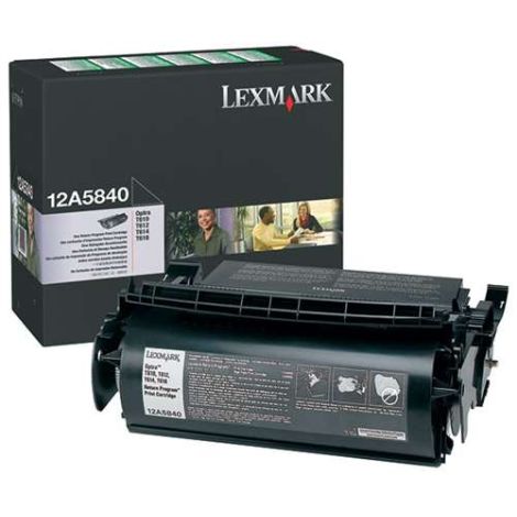 Toner Lexmark 12A5840 (T610, T612, T614), negru (black), original