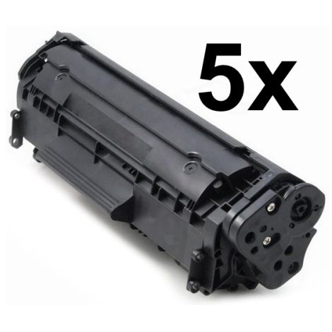 Toner HP Q2612A (12A), pachet de cinci, negru (black), alternativ