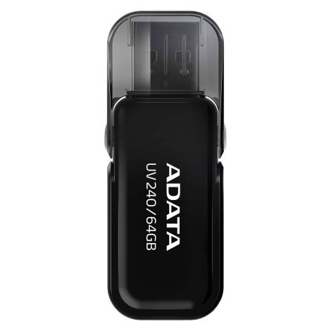 ADATA UV240/64GB/USB 2.0/USB-A/Negru AUV240-64G-RBK