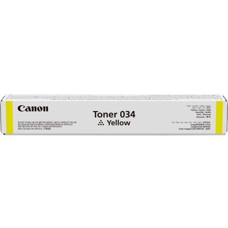 Toner Canon 034, galben (yellow), original