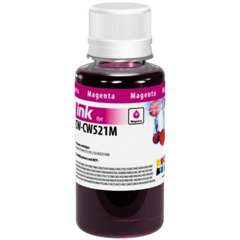 Cerneală pentru cartuşul Canon CLI-8M, dye, purpuriu (magenta), 100 ml