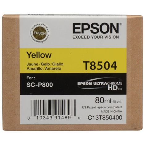 Cartuş Epson T8504, galben (yellow), original